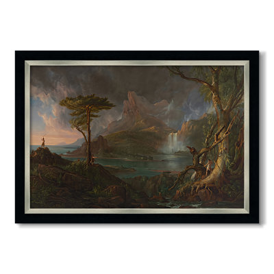 A Wild Scene, 1831-1832-Thomas Cole - Toile encadrée sur mesure