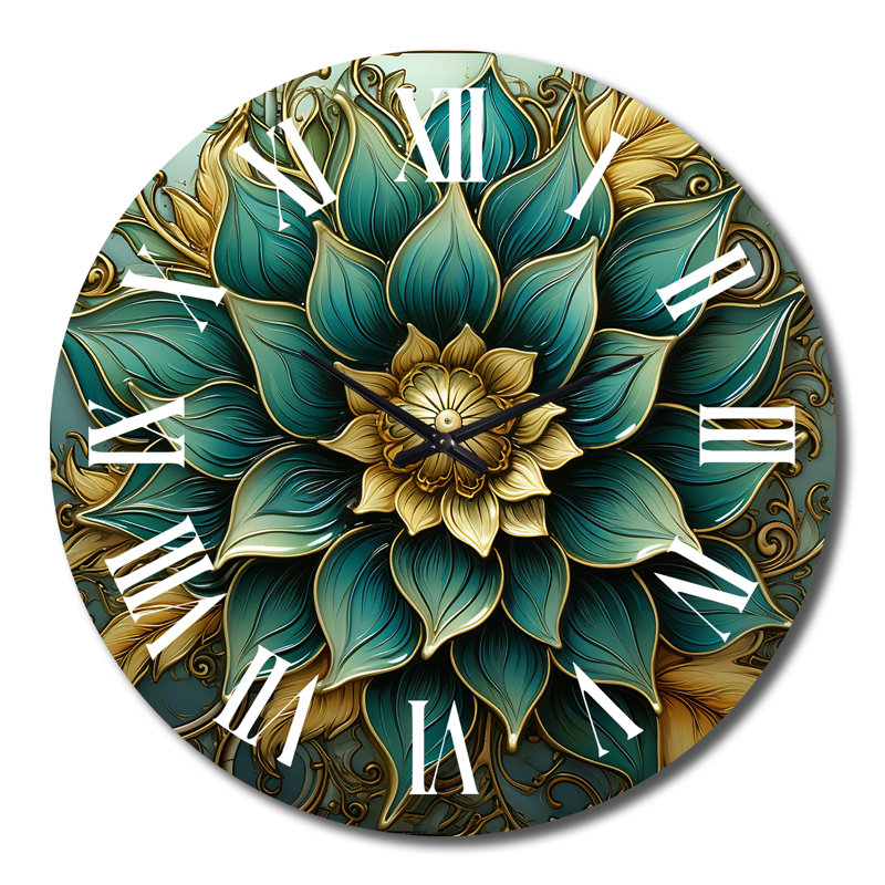 Horloge murale boho Mandala, Grand