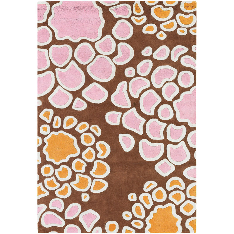 Inhabit Designer Brown Area Rug, Rectangle 2' x 3'