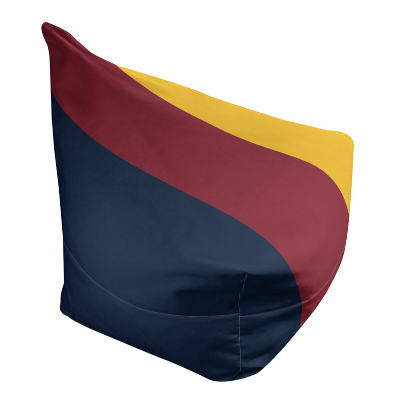 Fauteuil à billes Washington, Midnight Blue/Flatirons Red/Basketballhine Yellow, 31 po x 38 po x 42 po