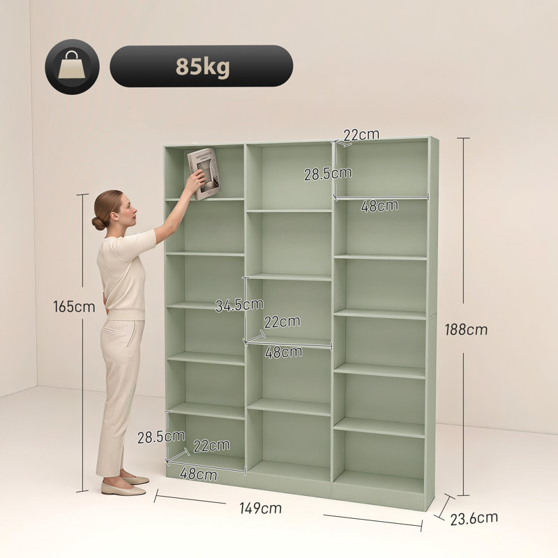 Bookshelf, Light Green