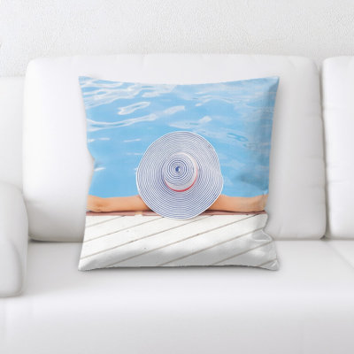 Microsuede Throw Pillow