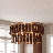 Aquitane 4-Light Pendant in Warm Brass