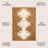 Norwell Minimalist Geometric Machine-Washable Terracotta/Cream Rug-843905217