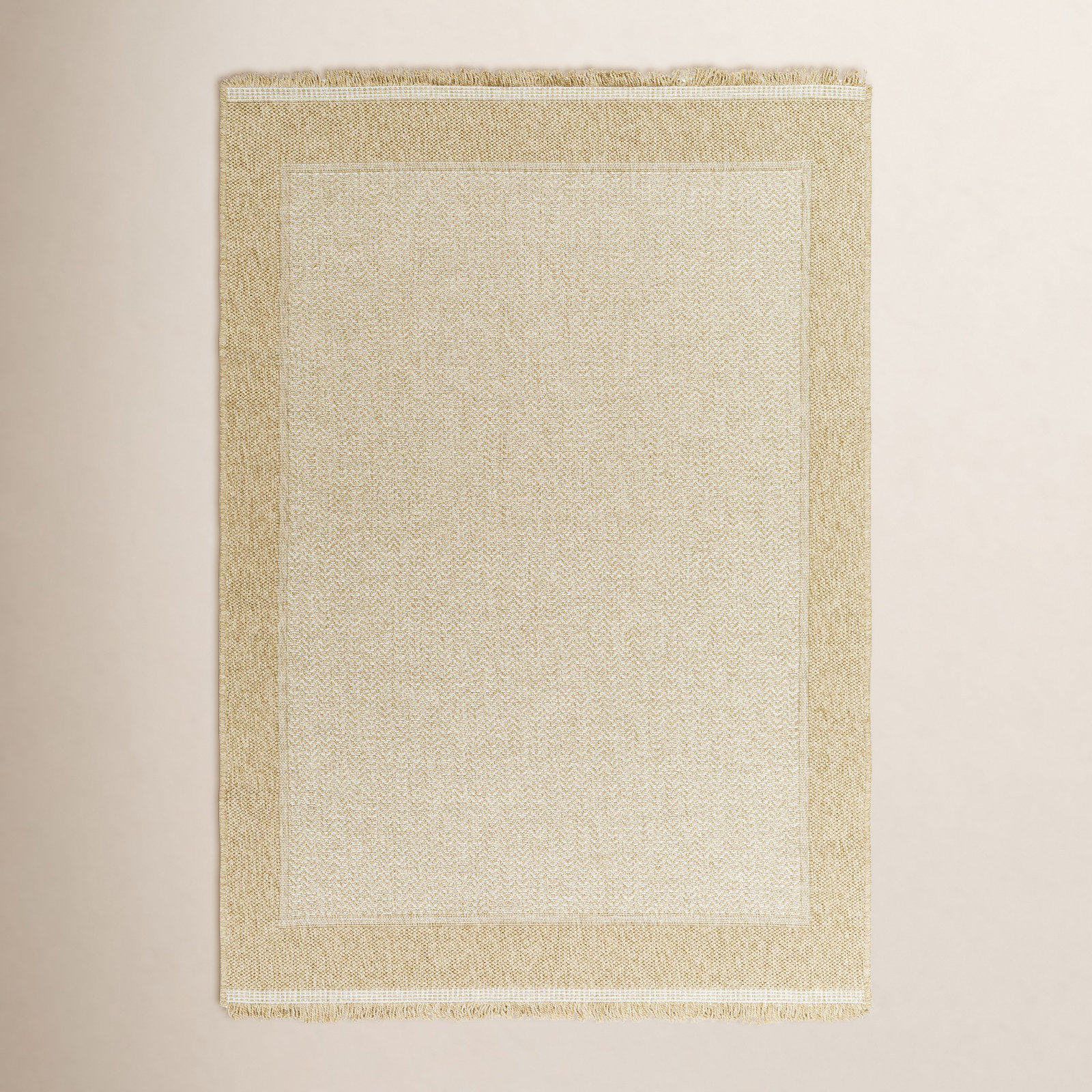 Adalina Brown Outdoor Rug, Rectangle 6'7" x 9'