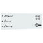 Wall Mounted Magnetic Glass Board-41305433-41305438