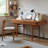 59" Modern Desk Solid Wood Writing Desk With Drawers Computer Desk for Home Office