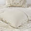 Literie en coton chenille à médaillon - attrayant, 100% coton, 4 attaches, housse de couette lavable à la machine-116011586-116011589