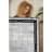 Premium Cotton Area Rug, 5.2 x 7.5 Feet | 100% Cotton, 1200 g/m², 0.3 in Pile Height | Antibacterial, Non-Slip PVC Underside, Machine Washable | Elegant Grey & Black Design for Living Room & Bedroom Décor-112937170