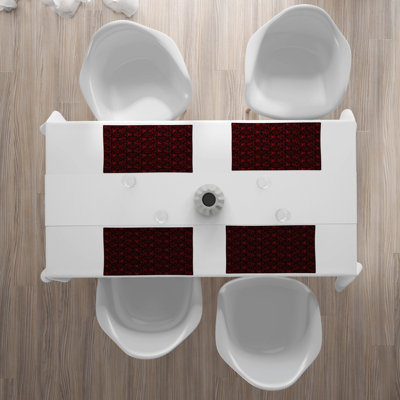 Polyester Abstract Rectangle Placemat