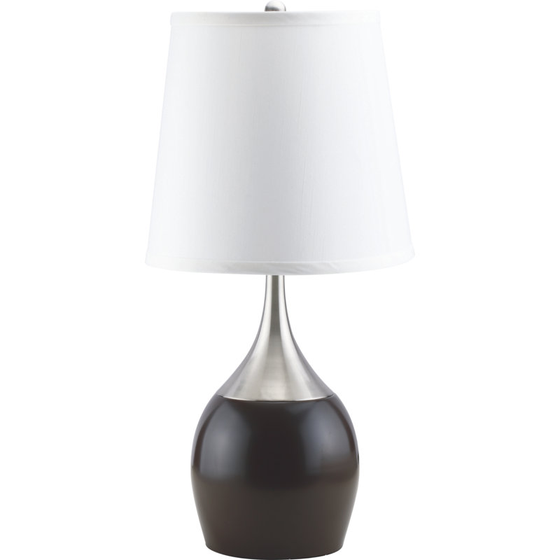 Ellijay Metal Table Lamp, Espresso/Silver