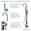 Baignoire autoportante blanche L 66,875 x l 31,125 x H 23,25 Transolide