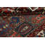 Tapis unique en laine noué à la main de style brun des années 4 de 4 pi 10 po x 6 pi 11 po Babic