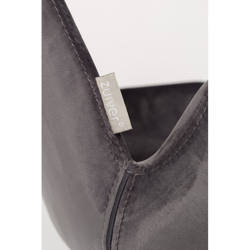 Britt Armchair, Dark Gray Velvet