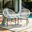 Ensemble de chaises de patio en osier-129028109