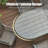 Patio 84"L Metal Dining Table With Umbrella Hole