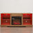 Console TV Stand with Fireplace (Oak)