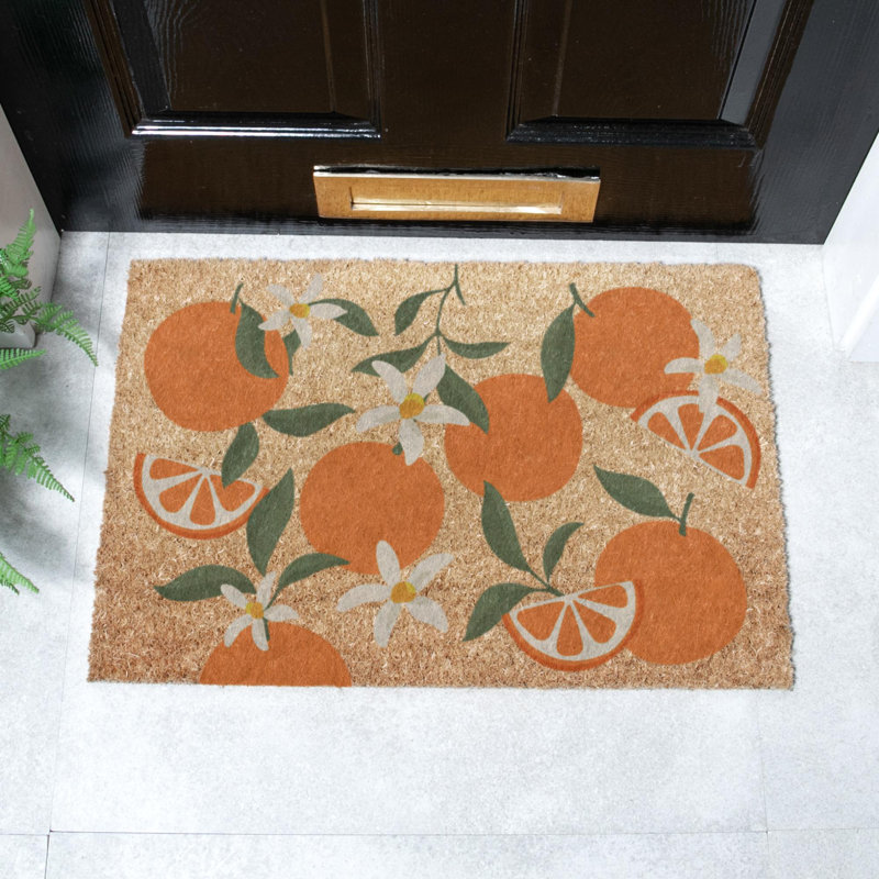 Pattern Coir Doormat, 40cm W x 60cm L