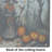 Slavic Witch Spooky Halloween Glass Cutting Board Large