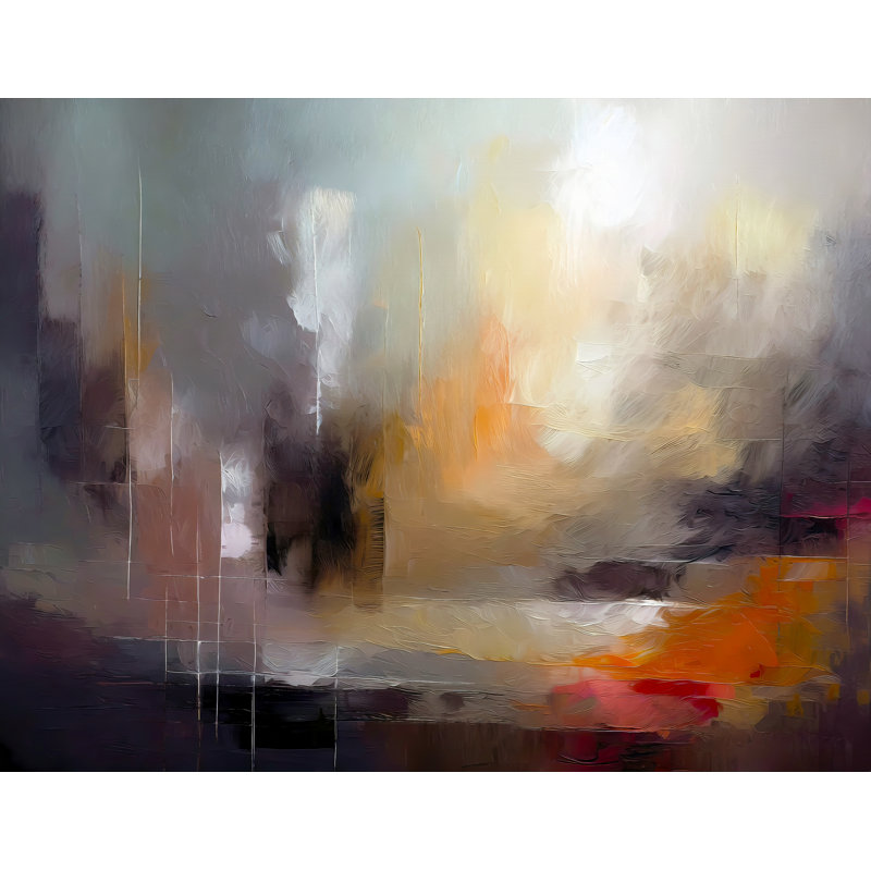 Cityscape In Abstract, 30" H x 40" W