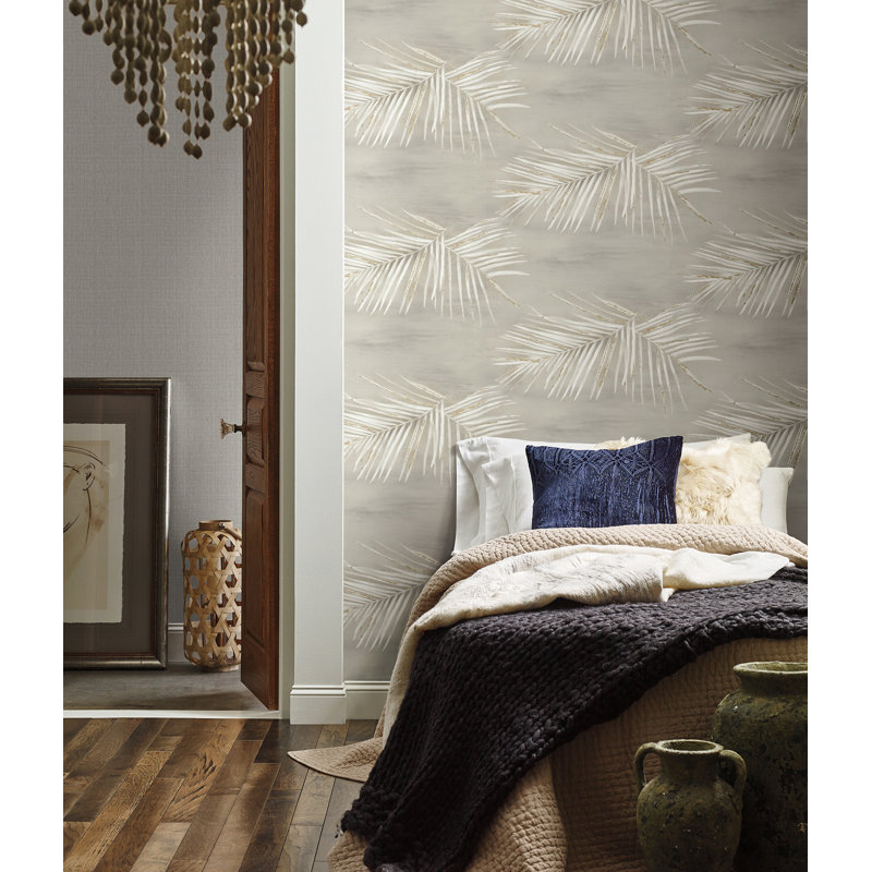 Papier peint adhésif Bobak Premium, Taupe
