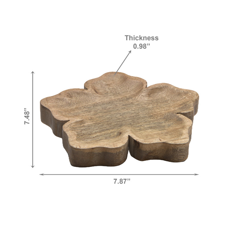 Haight Mango Wood Flower Tray