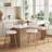 Modern Swivel Upholstered Counter Stools with Metal Frame-1114627229
