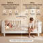 Lit à plancher surbaissé Montessori avec rails de sécurité, base de lit plateforme pour enfants Easy Climb-1626310191-1626310190