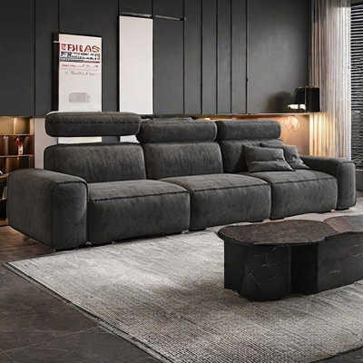 Italian minimalist high-back beancurd sofa