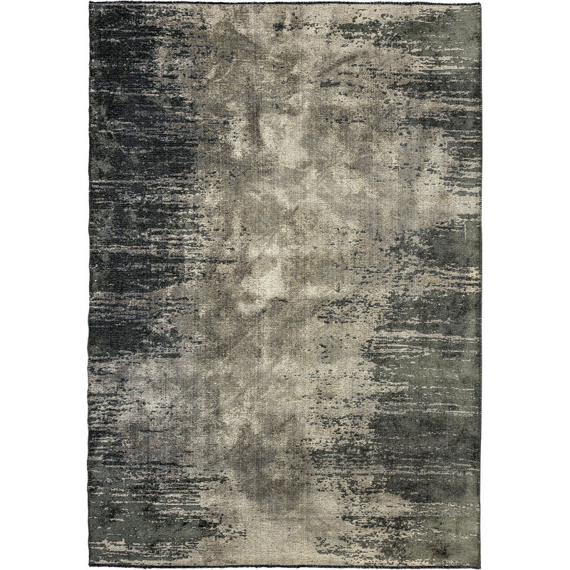 Tapis beige / gris anthracite Rapture, Rectangle 7 pi 10 po x 9 pi 10 po