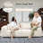 Broome Modern 92"W Height-Adjustable Backrest Upholstered Sofa with Pillows-1769513304