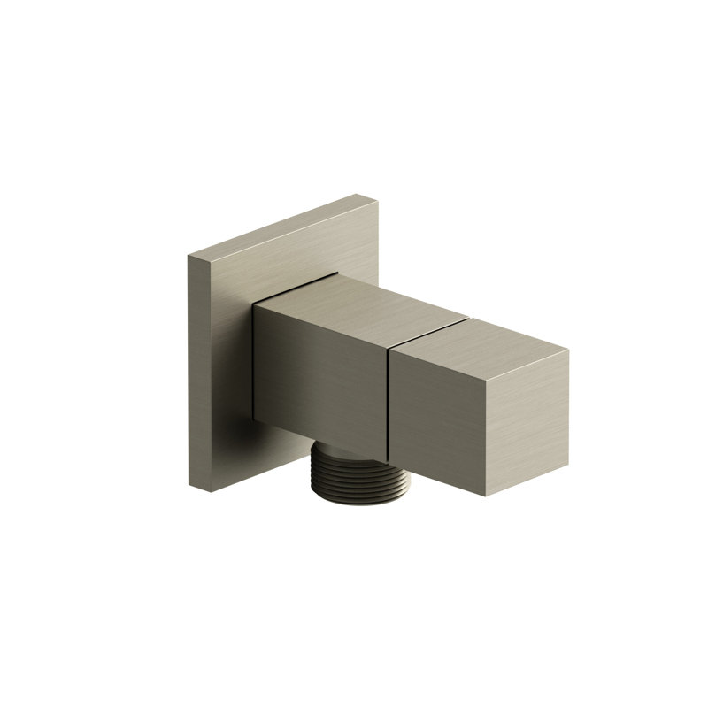 Riobel Handshower Outlet With Integrated Volume Control, Brushed Nickel