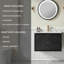 Meuble-lavabo mural simple 30 po avec lavabo en céramique