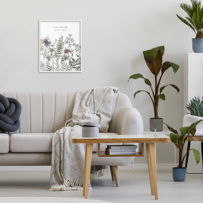 «Be Still and Know Botanicals», estampe numérique, conception de Cindy Jacobs