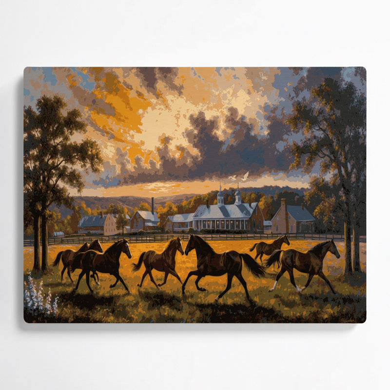 États-Unis, Kentucky, art mural en métal brun, H 11 po x l 14 po
