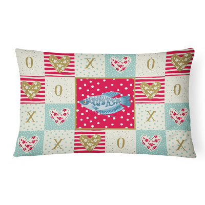  Coussin rectangulaire Opaline Gourami Love