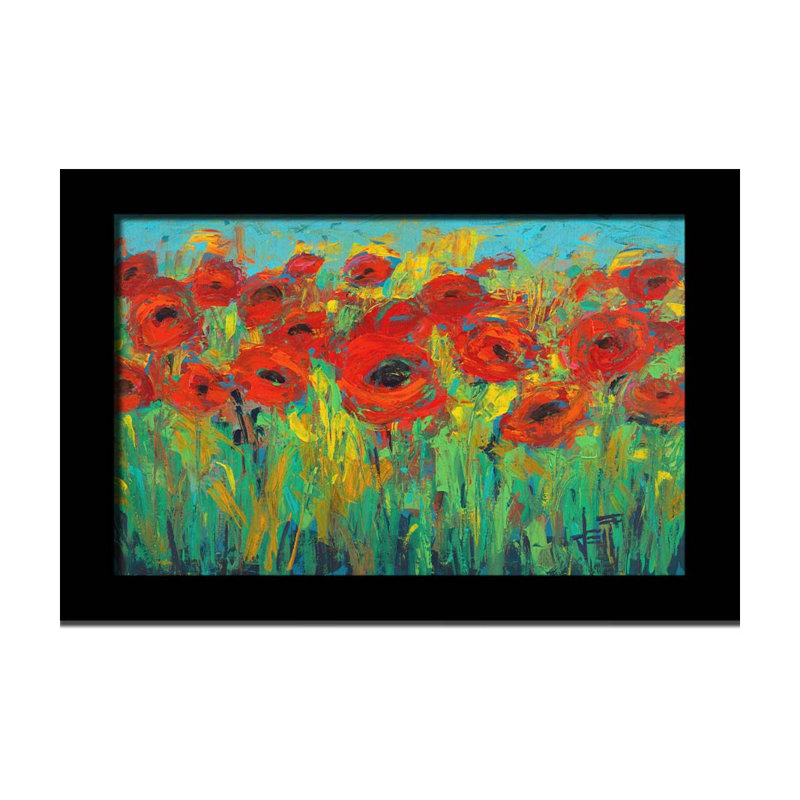 «Roses are Red» par Jeff Boutin, Cadre photo noir simple, Non, H 17,50 po x l 25,50 po