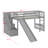 Twin Size Loft Bed With Slide-1303614072