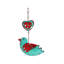 Figurine suspendue en laine lovera