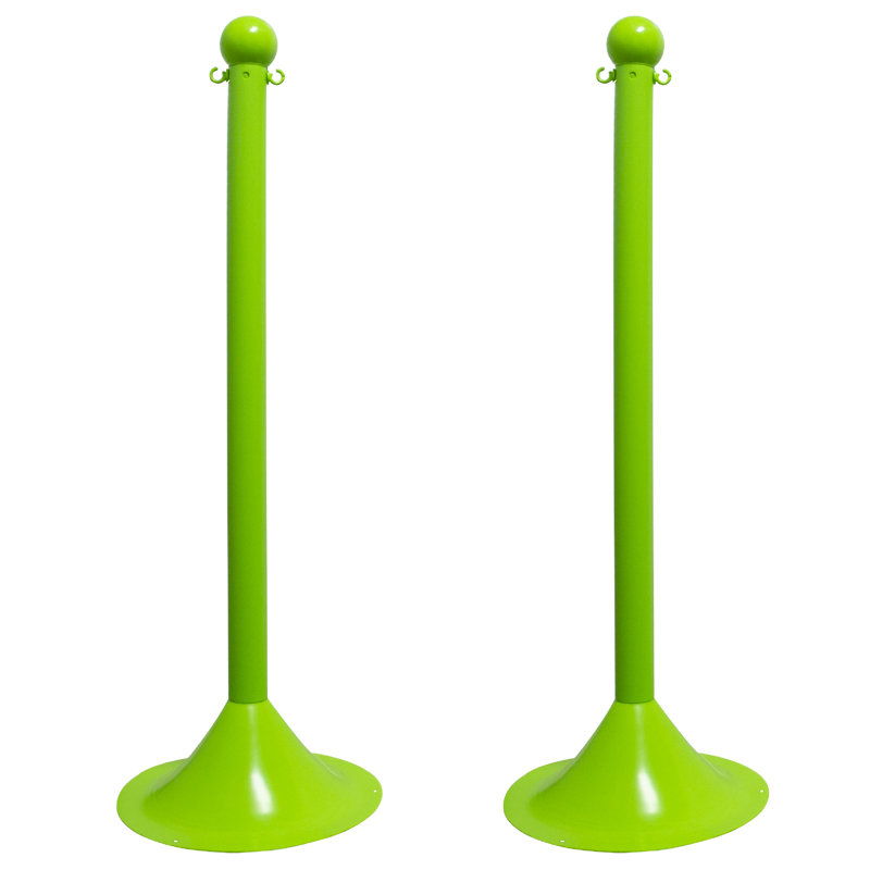 Mr. Chain 41'' H x 14'' W Plastic Stanchion System, Green