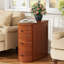 Malaga Wood Narrow Side Table with 3 Drawers -1227932386