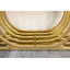 Console de 43,3 pouces en bois imitation marbre moderne et étroite, parfaite pour les petits espaces et une utilisation multifonctionnelle