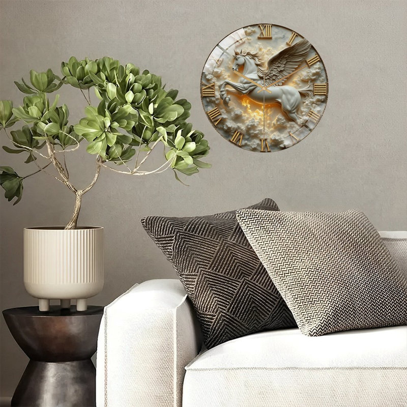 Horloge murale 12 po