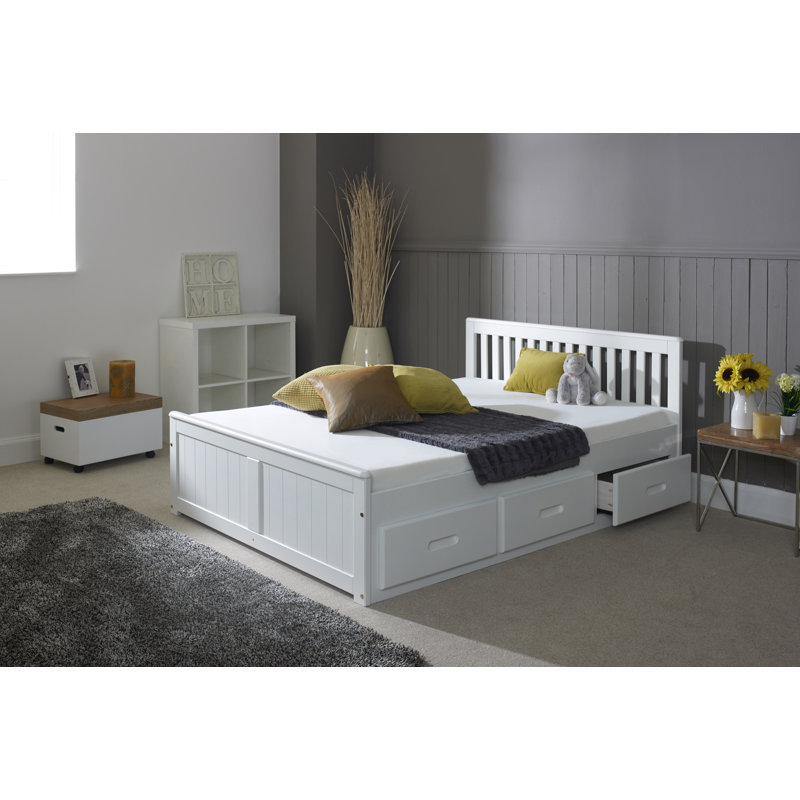 Ridgecrest Solid Wood Storage Bed, Small Double (4')