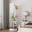 360° Rotating 66"X14" Multifunctional Full Length Mirror With Hook Storage Rack Coat Rack With Mirror Solid Wood Floor Mirror-1747740613