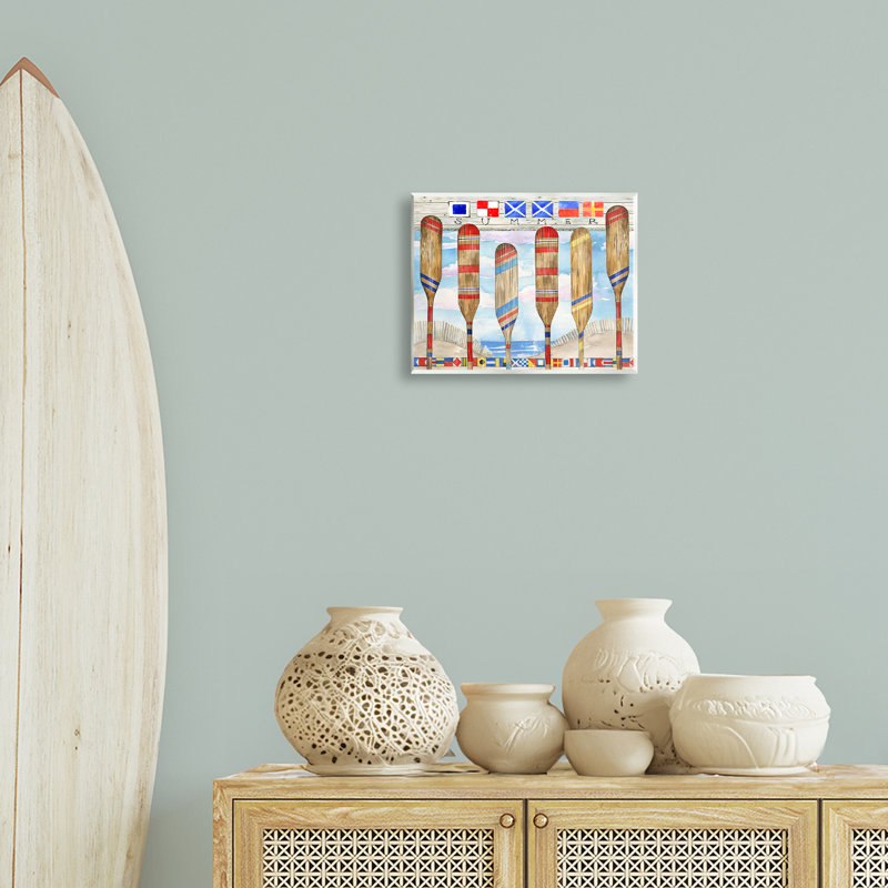 Art mural, "Nautical Flags & Paddles" par Ronnie Rooney