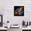  «Color Burst 2» par Rey Klimt, art mural sur toile, 12 po x 12 po