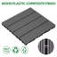 Carreaux de terrasse en bois-plastique à haute capacité et recyclables à emboîtement pour une utilisation polyvalente à l'intérieur comme à l'extérieur-118776428