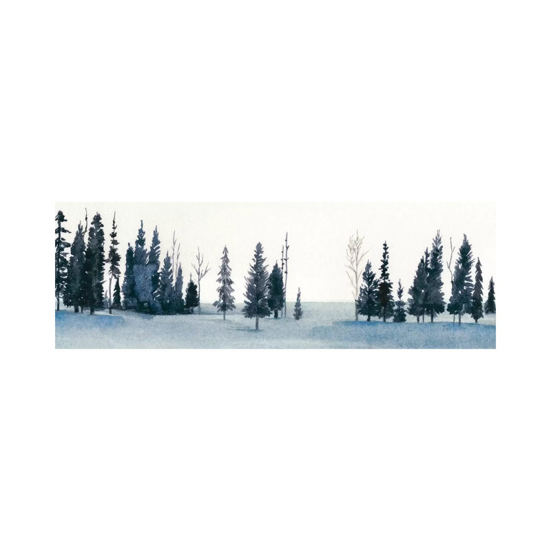 Sapphire Grove I by Grace Popp - Wrapped Canvas Panoramic Print, 30.48 cm H x 91.44 cm W x 1.91 cm D
