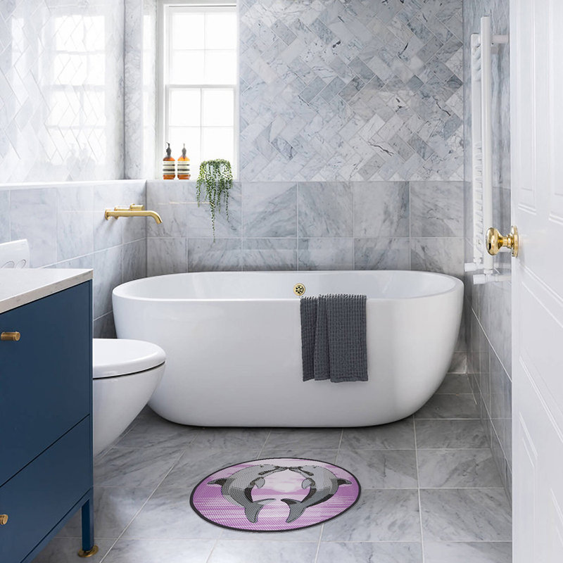 Tapis de bain Falkirk, Lilas